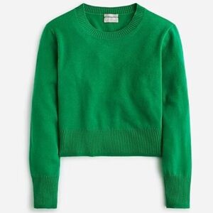 EUC J. Crew Kelly Green Crewneck Sweater